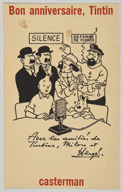 Happy birthday Tintin : Nice advertising...