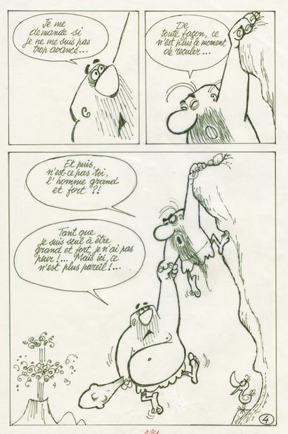 BARA (1923-2003) 
Cro-Magnon - Le monstre de la montagne



Feutre sur papier pour...
