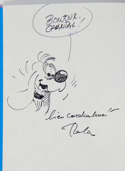 Roba - dédicace : Boule and Bill 12. First edition with a drawing of Bill. Good ...