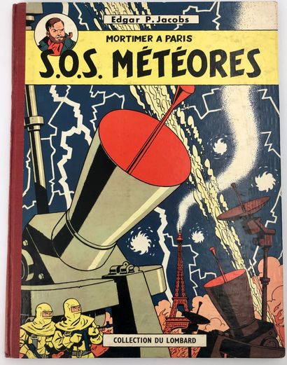 null Blake and Mortimer - Sos météores : Belgian first edition with dot. Some retouching,...
