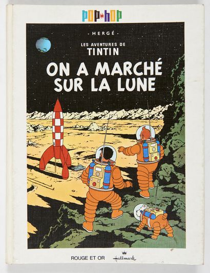 null Tintin - Pop-Hop On a marché sur la lune : Edition originale à mouvements de...