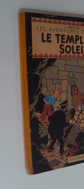 null Tintin - Le temple du soleil : Edition originale avec 2 symboles incas. Bon...