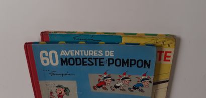 null Modeste et Pompon 1 and 2 : Original editions without stitches in good condition...