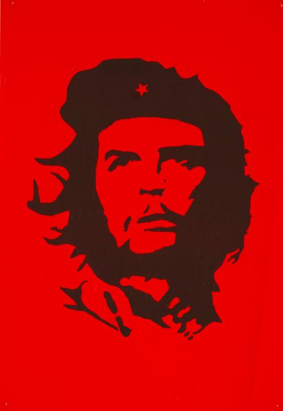null ANONYMOUS. Che Guevarra. Serigraphy. No precise mention. Not on canvas, very...