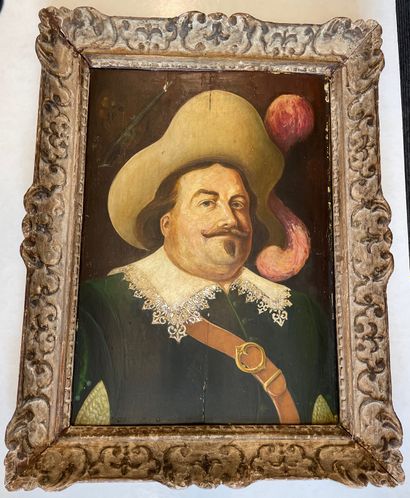 null Flemish school of the 17th century

Man with hat

Oil on panel monogrammed "HP"...