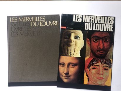null 2 Volumes : "LES MERVEILLES DU LOUVRE", Préface d'André Parrot, Collection Réalités,...