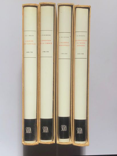 null 4 Volumes : "L'EUROPE DES CAPITALES, 1600-1700", Giulio Carlo Argan, Ed. Skira,...