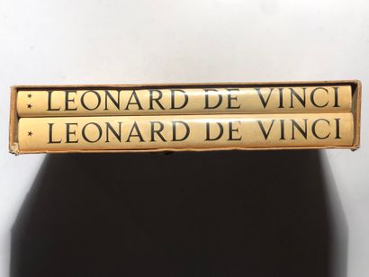 null 5 Volumes : "LÉONARD DE VINCI", Ed. I.G.D.A, 1958, Tome I & Tome II, Double-volumes...