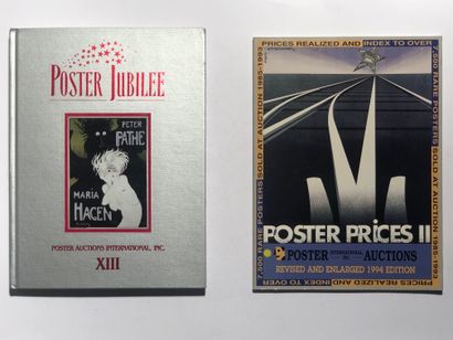 null 3 Volumes Anglais : "POSTER JUBILEE", Ed. Poster Auctions International, 1992...