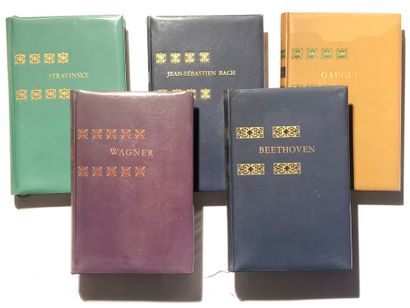 null 5 Volumes : "RICHARD WAGNER", Collection Génie & Réalités, Ed. Hachette, 1967...