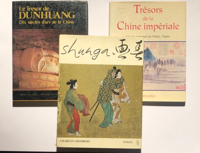 null 3 Volumes : "LE TRÉSOR DE DUNHUANG, DIX SIÈCLES D'ART DE LA CHINE", Dunhuang...