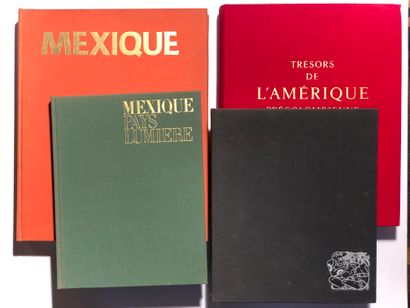 null 4 Volumes : "Mexique PRÉCOLOMBIEN", Ignacio Bernal, Photographie d'Irmgard Groth,...