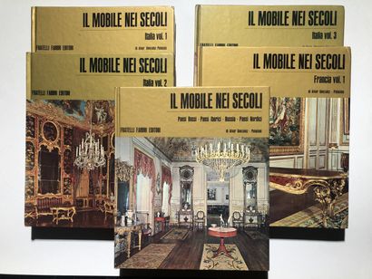 null 5 Volumes en Italien de la collection "IL MOBILE NEI SECOLI" : N°1 "ITALIA VOL.1",...