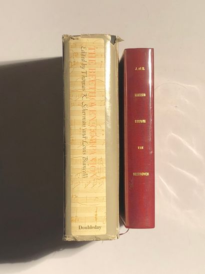 null 2 Volumes : "THE BEETHOVEN COMPANION", Thomas K. Scherman and Louis Biancolli,...