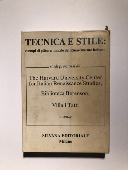 null 2 Volumes en Italien avec emboitage : "TECNICA E STILE : Esempi di Pittura Murale...