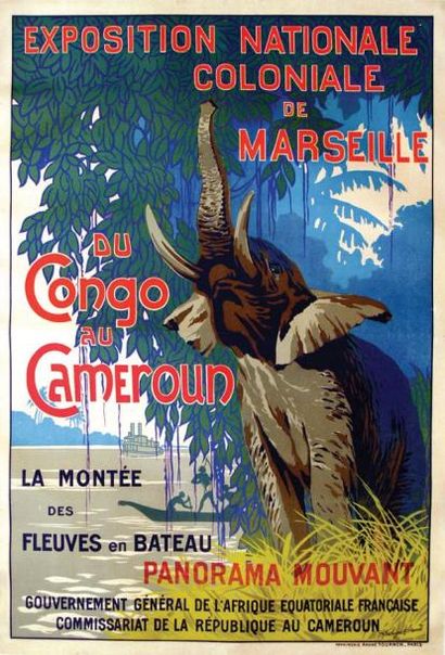 DESHAYES & ARNOUD Exposition Nationale Coloniale de Marseille Du Congo au Cameroun....