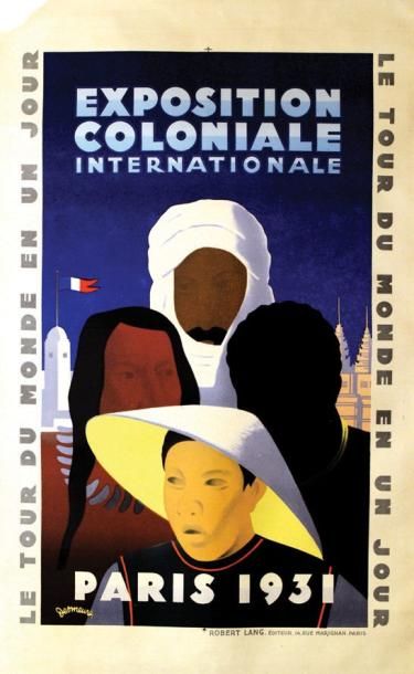 DESMEURES VICTOR Exposition Coloniale Internationale Paris 1931. Le Tour du Monde...