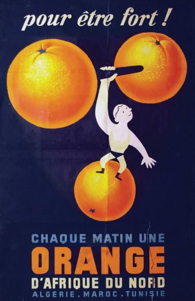 KOUPER LEO Orange d'Afrique du Nord Algérie - Maroc - Tunisie. Bedos & Cie Paris...