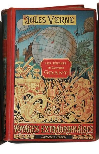VERNE Jules Les enfants du capitaine Grant. Hetzel Paris S.D. Illustrations de RIOU....
