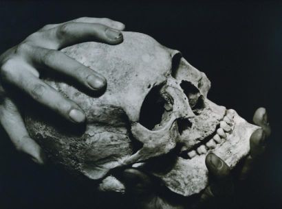Robert Hubert PAYELLE (1891-1971) Crâne humain, c. 1930 Tirage argentique d'époque...