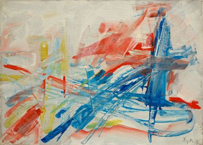 Jean Degottex (1918-1988) 


Composition, 1954



Huile sur toile, signée et datée...