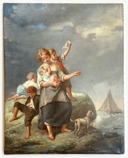 François Louis LANFANT DE METZ (1814-1892) 


The farewells



Oil on canvas, signed...