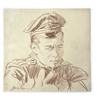 Léonid Romanovitch SOLOGOUB (Eïsk 1884 - La Haye1956) 


Portrait de jeune officier...