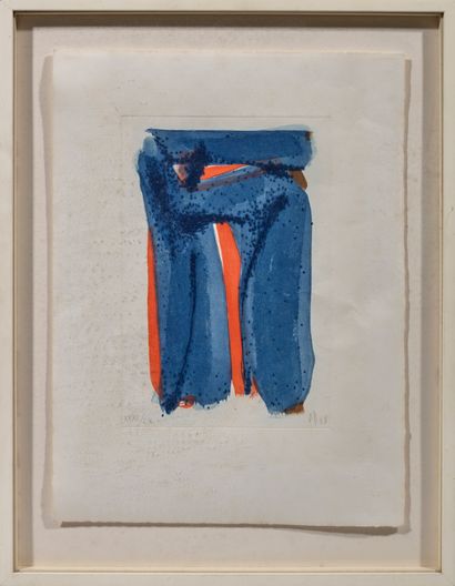 Olivier DEBRE (1920-1999) 
Composition, 1968
Lithographie en couleur, signée des...