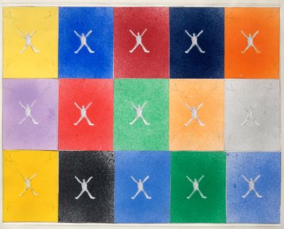 Alighiero Boetti (1940-1994) 


Saint Patrick, 1982



Crayons, collage et pochoir...