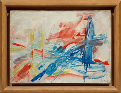 Jean Degottex (1918-1988) 


Composition, 1954



Huile sur toile, signée et datée...