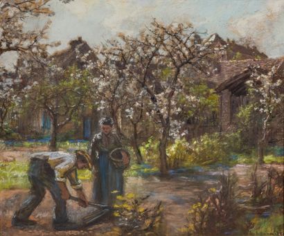 Léon Augustin LHERMITTE (1844-1925) 


Plantation de pommes de terre



Pastel sur...