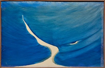 René DUVILLIER (1919-2002) 


Bleu monochrome n°1



Huile sur toile, titrée et datée...