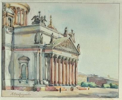 Anna Pétrovna OSTROUMOVA-LEBEDEVA (1871-1965) 


View of St. Isaac's Cathedral in...