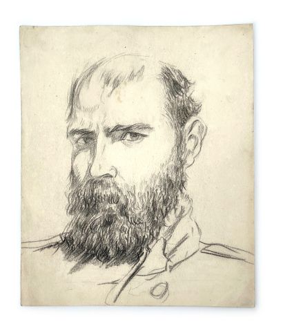 Léonid Romanovitch SOLOGOUB (Eïsk 1884 - La Haye1956) 


Portrait de l'homme à la...