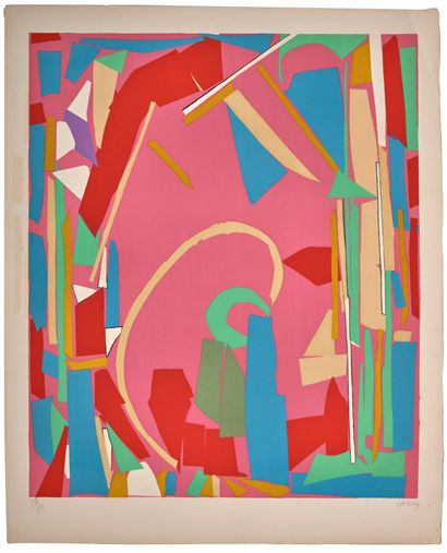 André LANSKOY (1902-1976) 


Composition



Lithographie couleur, signée en bas à...