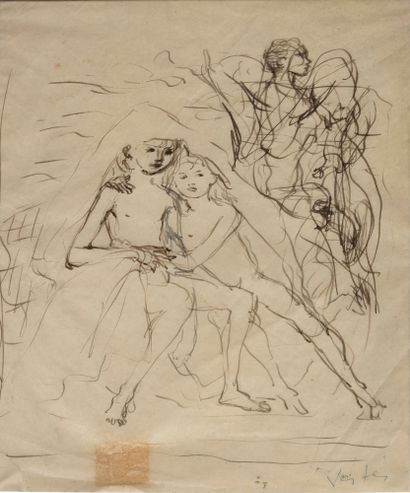 Marcel VERTES (1895-1961) 


Women



Ink sketch, signed lower right (stain)



24...