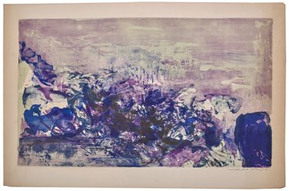 ZAO WOU-KI (1921-2013) 


Purple composition



Lithograph in colour, signed and...