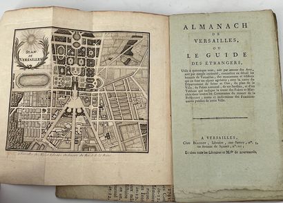  Almanach de Versailles, ou le guide des étrangers 
Versailles, Blaizot, s.d. 
Deux...