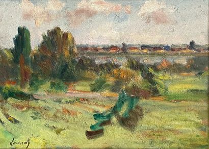 null Abel LAUVRAY (1870-1950)

Panorama Vétheuillois

Huile sur toile, signée en...