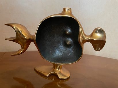 Victor ROMAN (1937-1995) Poisson Sculpture...