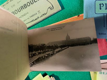  Ensemble de cartes postales dont certaines en album : Alger, Rome, Quimper, Penmarch,...