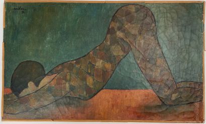 null Anton SAILER (1903-1987)

Femme au costume d'Arlequin

Huile sur toile signée...
