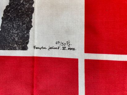 null Deux mouchoirs de cou « Haut le coeurs » par Françoise Jolivet

Carré en coton...