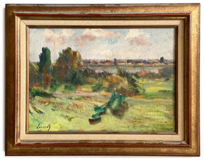 null Abel LAUVRAY (1870-1950)

Panorama Vétheuillois

Huile sur toile, signée en...