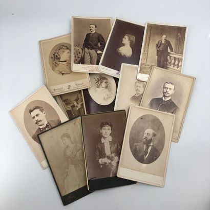 Ensemble de photographies 
XIXème siècle