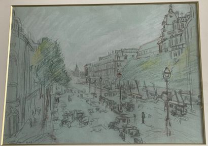 null Pierre SICARD (1900-1981)

Rue animée, 1928

Crayon sur papier signée et datée...