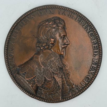 null Médaille de Victor Amédée Ier par Abraham Duprès en 1636

Refrappe

Inscription...