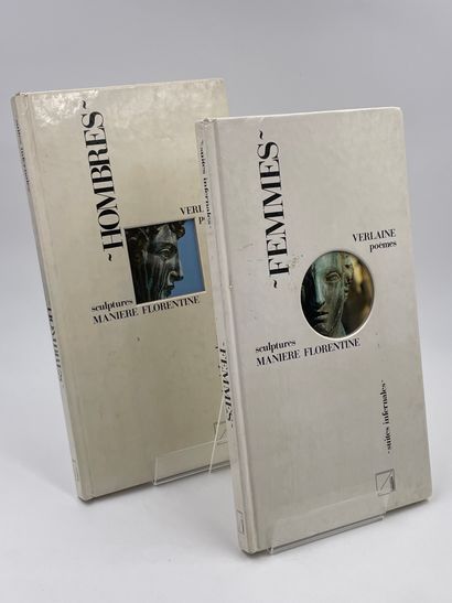 null 2 Volumes : "FEMMES", Verlaine Poèmes, Sculptures Manière Florentine, Collection...