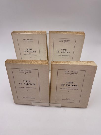 null 4 Volumes : "ALINE ET VALCOUR OU LE ROMAN PHILOSOPHIQUE", Tome I, Tome II, Tome...