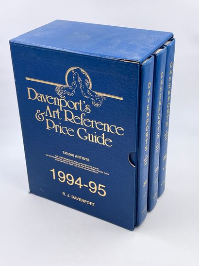 null 3 Volumes : "DAVENPORT'S, ART REFERENCE & PRICE GUIDE", 1994/95 Edition, TOME...